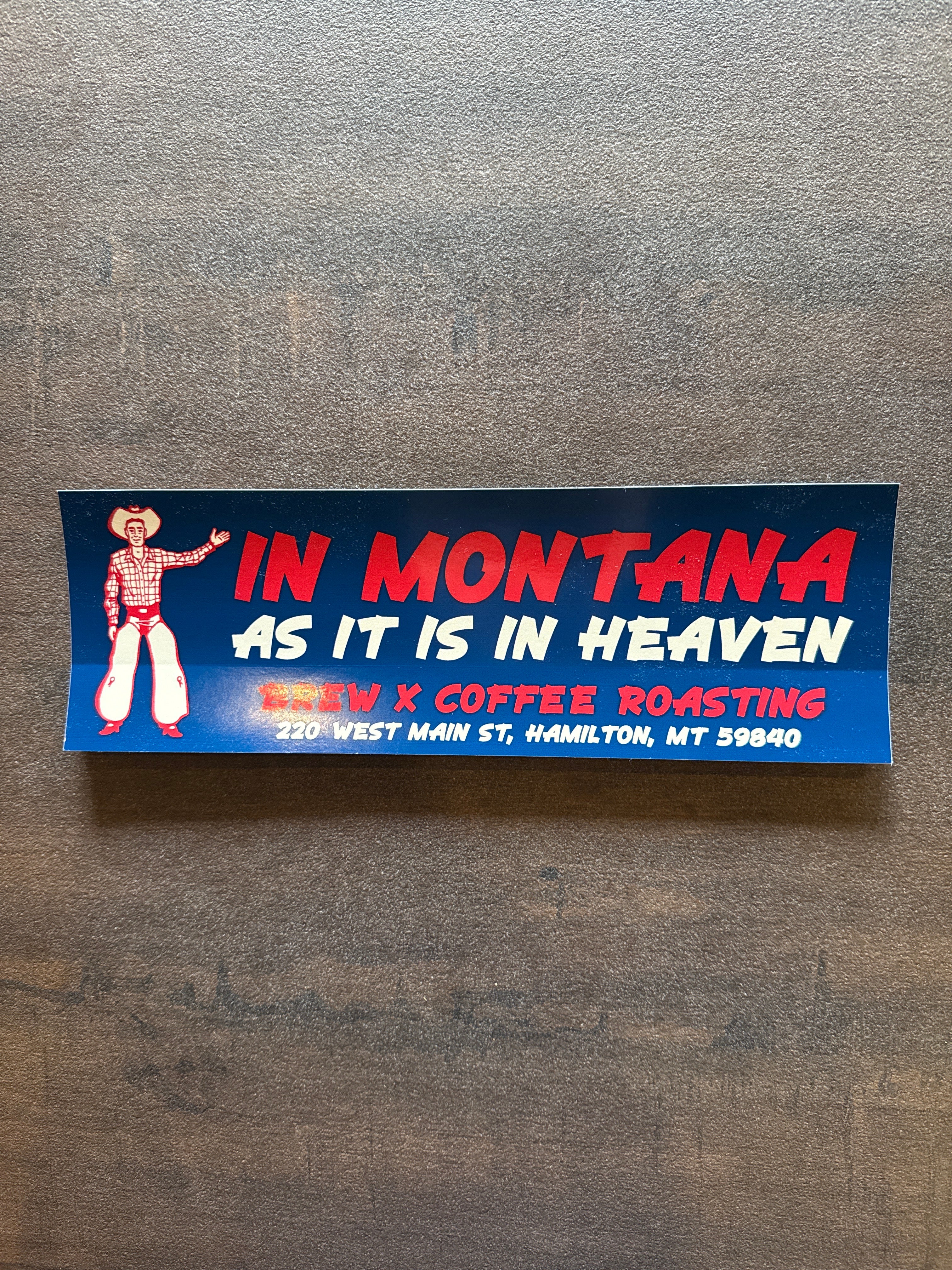 Brew X Bumper Sticker