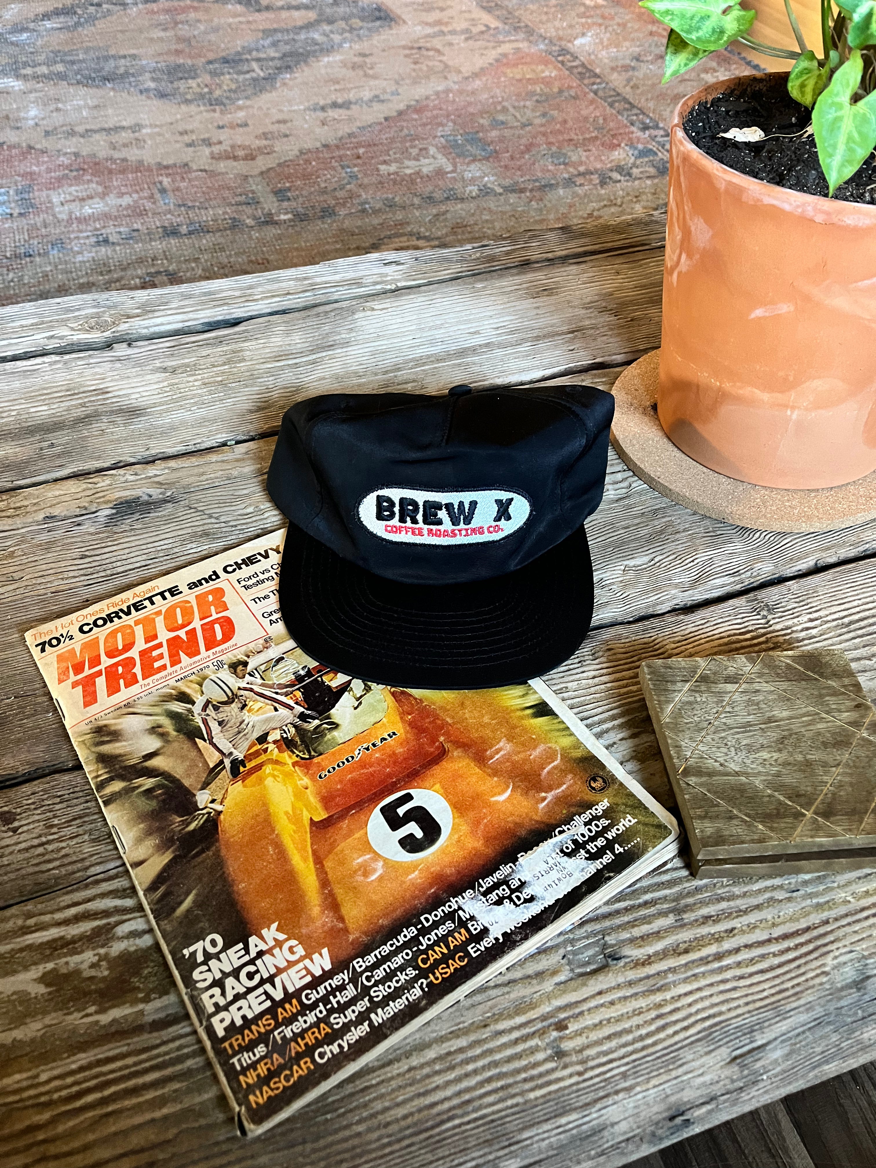 Brew X Patch Hat: Stylish Headwear for Coffee Enthusiasts
