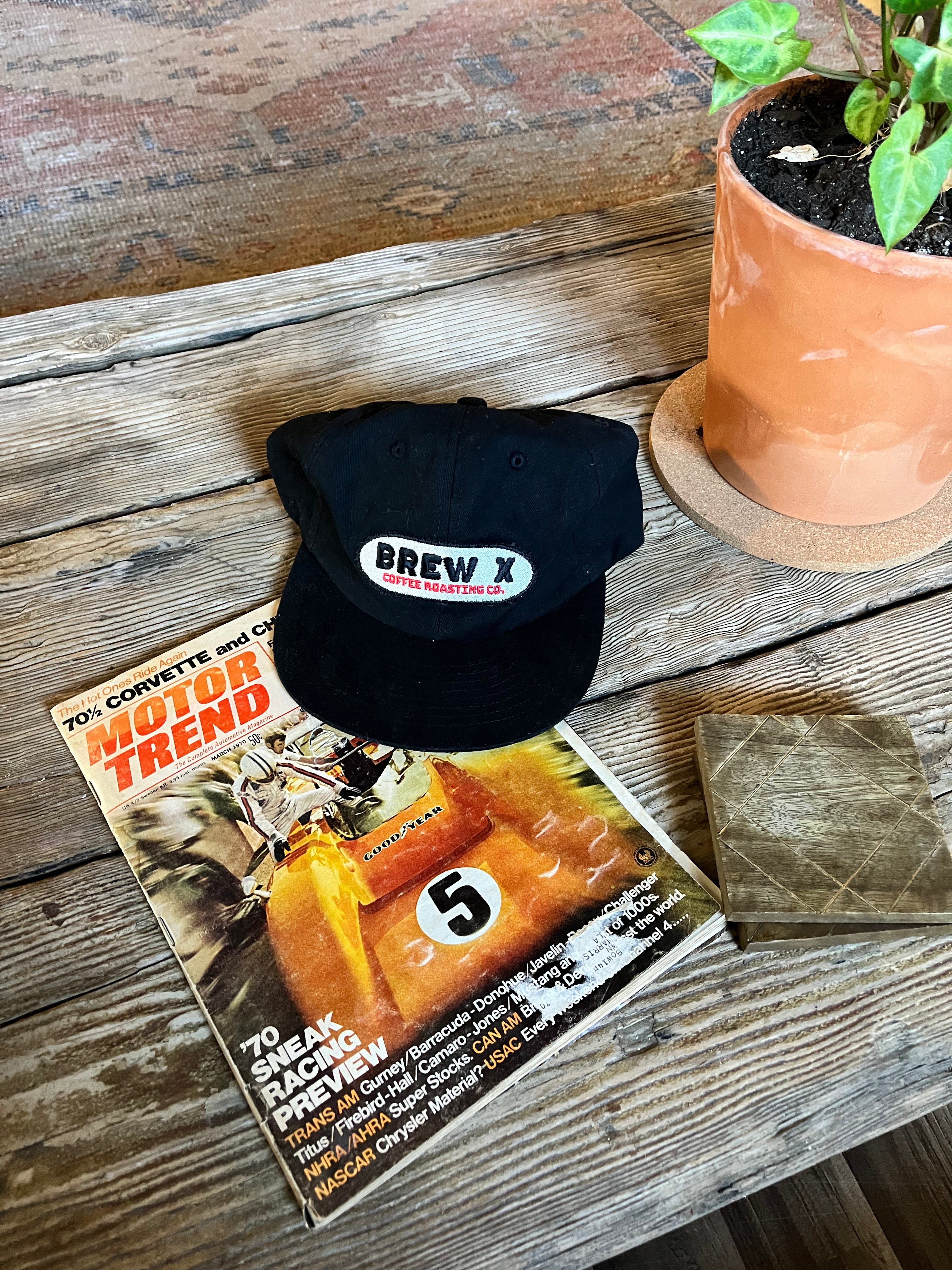 Brew X Patch Hat: Stylish Headwear for Coffee Enthusiasts