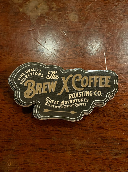 Brew X Logo Sticker