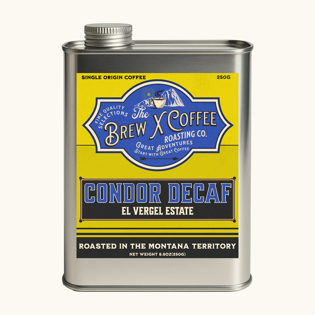 Condor Decaf El Vergel Estate, EA Sugarcane - Medium Roast