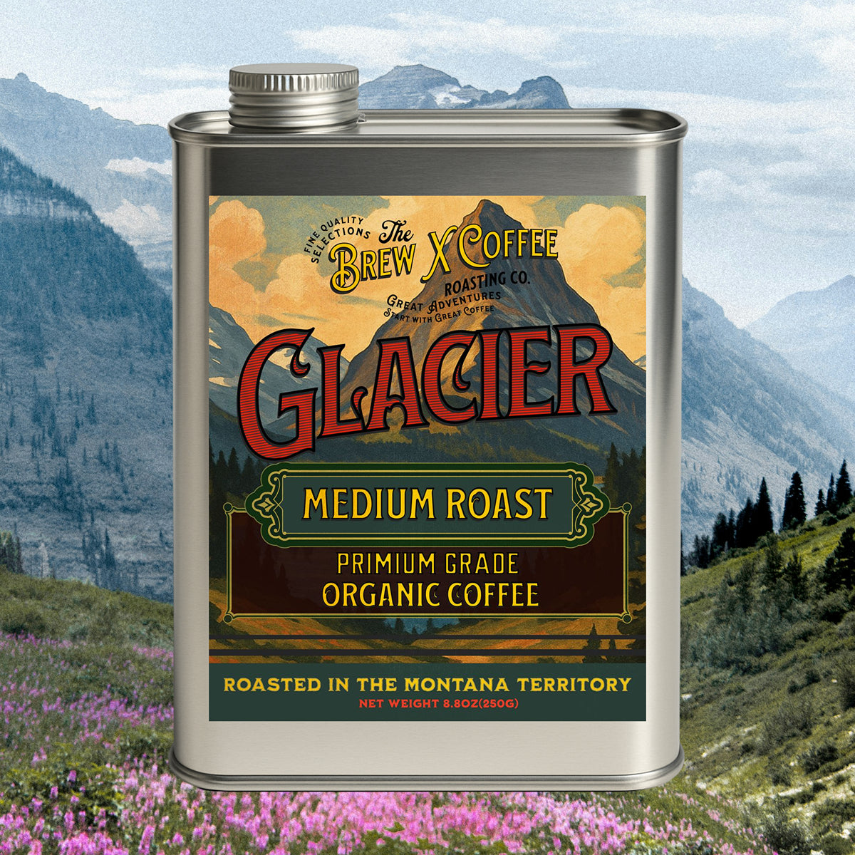 Glacier Organic Coffee, Medium Roast