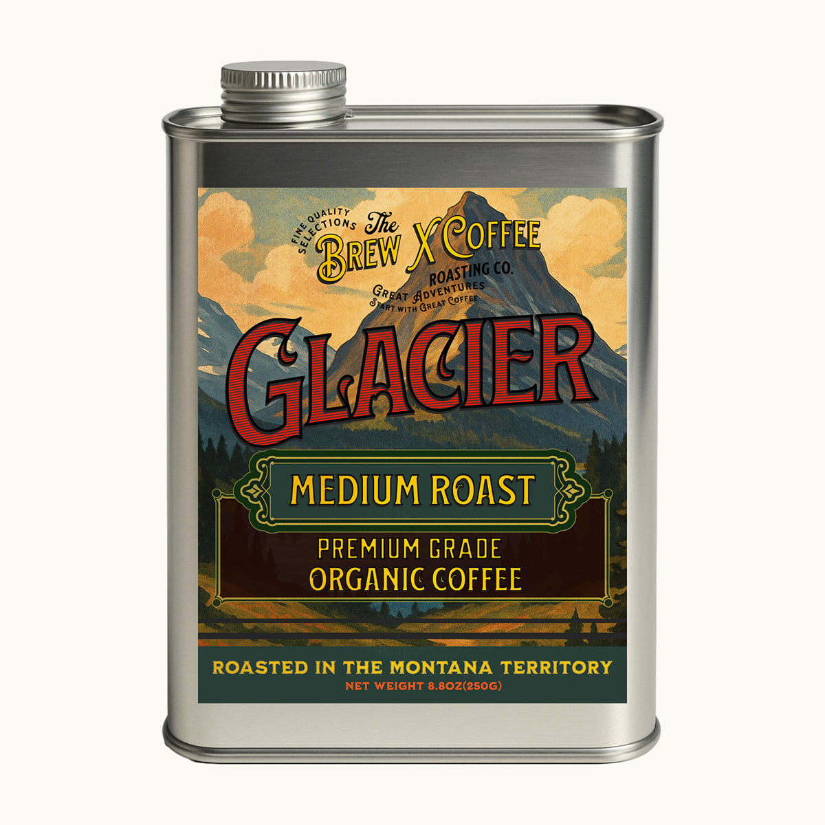 Glacier Organic Coffee, Medium Roast