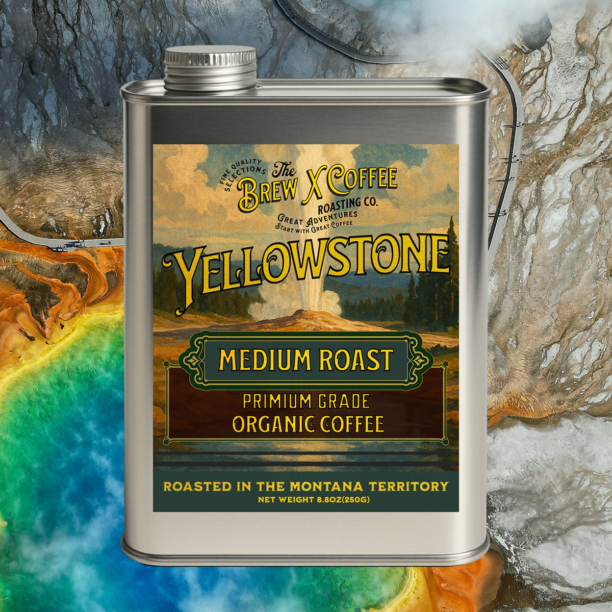 Yellowstone Organic Coffee, Medium Roast